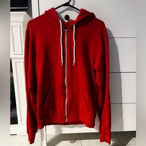 American Apparel Zip Up Hoodie